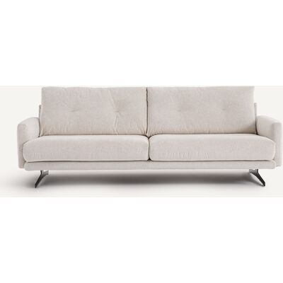 Am.Pm Καναπές Από Λινό Βελούδο Μ95xπ201xυ81cm Μπεζ 4 Θέσεις, 3 Θέσεις Am.Pm Καναπές Από Λινό Βελούδο Μ95xπ201xυ81cm Μπεζ 4 Θέσεις, 3 Θέσεις