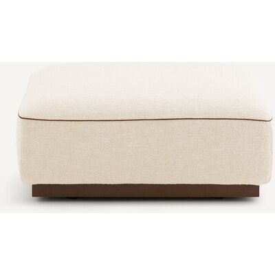 Am.Pm Υποπόδιο Με Υφή Μπουκλέ Μ98xπ98xυ41cm Μπεζ One Size Am.Pm Υποπόδιο Με Υφή Μπουκλέ Μ98xπ98xυ41cm Μπεζ One Size
