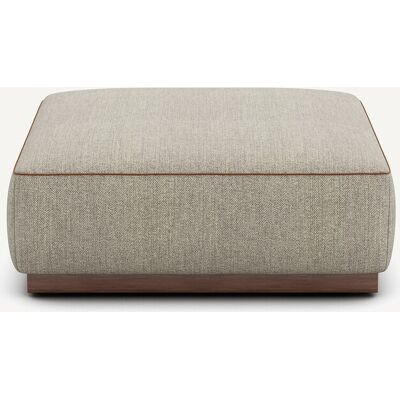 Am.Pm Υποπόδιο Από Τουίντ Ύφασμα Μ98xπ98xυ41cm Μπεζ One Size Am.Pm Υποπόδιο Από Τουίντ Ύφασμα Μ98xπ98xυ41cm Μπεζ One Size