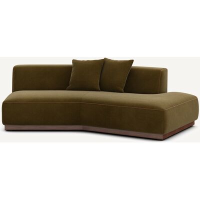 Am.Pm Γωνία Καναπέ Δεξιά Από Βελούδο Μ143xπ221xυ67cm Καφε Δεξιός Am.Pm Γωνία Καναπέ Δεξιά Από Βελούδο Μ143xπ221xυ67cm Καφε Δεξιός