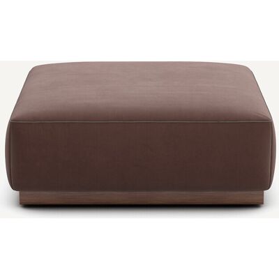 Am.Pm Υποπόδιο Από Λινό Βελούδο Jacopo Μ98xπ98xυ41cm Καφε One Size Am.Pm Υποπόδιο Από Λινό Βελούδο Jacopo Μ98xπ98xυ41cm Καφε One Size