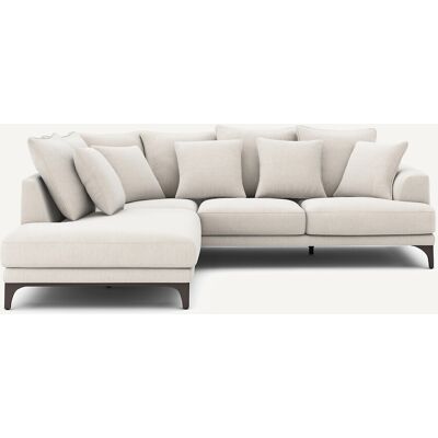 Am.Pm Γωνιακός Καναπές Από Βελούδινο Chenille Μ222xπ258xυ84cm Λευκο Δεξιός, Αριστερός Am.Pm Γωνιακός Καναπές Από Βελούδινο Chenille Μ222xπ258xυ84cm Λευκο Δεξιός, Αριστερός