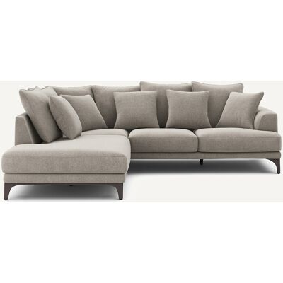 Am.Pm Γωνιακός Καναπές Από Βελούδινο Chenille Μ222xπ258xυ84cm Γκρι Αριστερός, Δεξιός Am.Pm Γωνιακός Καναπές Από Βελούδινο Chenille Μ222xπ258xυ84cm Γκρι Αριστερός, Δεξιός