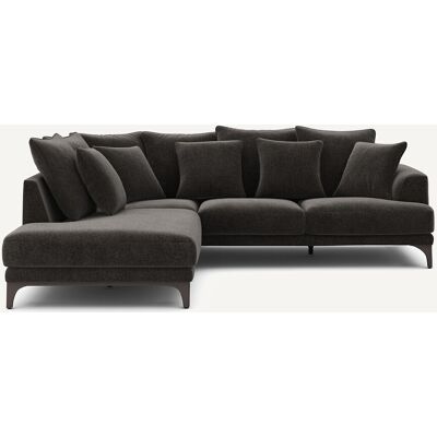 Am.Pm Γωνιακός Καναπές Από Βελούδινο Chenille Μ222xπ258xυ84cm Γκρι Δεξιός, Αριστερός Am.Pm Γωνιακός Καναπές Από Βελούδινο Chenille Μ222xπ258xυ84cm Γκρι Δεξιός, Αριστερός