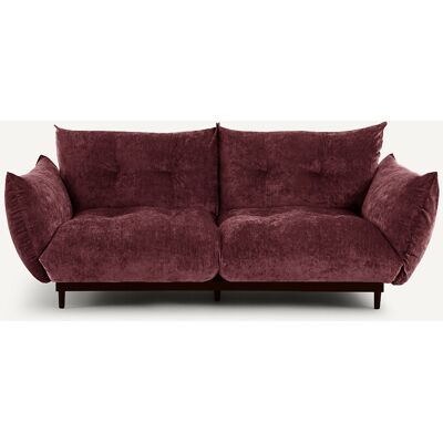 Am.Pm Καναπές Compact 3 Θέσεων Από Βελούδο Μ105xπ196xυ88cm Κοκκινο 3 Θέσεις Am.Pm Καναπές Compact 3 Θέσεων Από Βελούδο Μ105xπ196xυ88cm Κοκκινο 3 Θέσεις