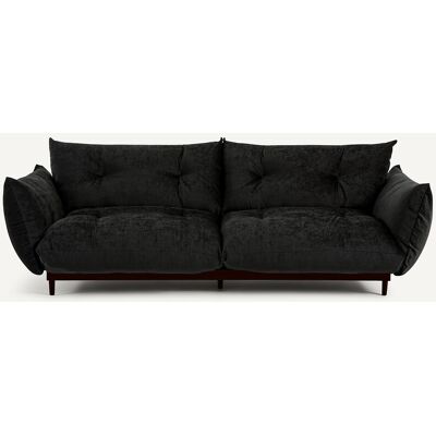 Am.Pm Καναπές 3 Θέσεων Από Βελούδο Μ105xπ236xυ88cm Μαυρο 3 Θέσεις Am.Pm Καναπές 3 Θέσεων Από Βελούδο Μ105xπ236xυ88cm Μαυρο 3 Θέσεις