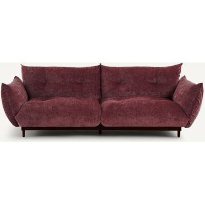 Am.Pm Καναπές 3 Θέσεων Από Βελούδο Μ105xπ236xυ88cm Κοκκινο 3 Θέσεις Am.Pm Καναπές 3 Θέσεων Από Βελούδο Μ105xπ236xυ88cm Κοκκινο 3 Θέσεις