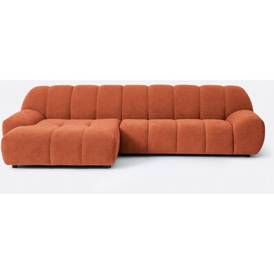 La Redoute Interieurs Γωνιακός Καναπές Αριστερός Μ163xπ315xυ79cm Καφε Αριστερός La Redoute Interieurs Γωνιακός Καναπές Αριστερός Μ163xπ315xυ79cm Καφε Αριστερός