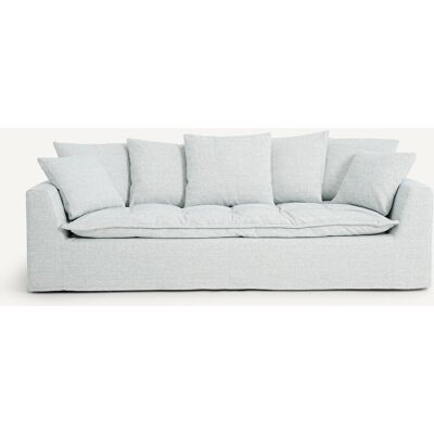 Am.Pm Καναπές Από Ανάγλυφο Ύφασμα Μ111xπ213xυ88cm Μπλε 3 Θέσεις, 4 Θέσεις Am.Pm Καναπές Από Ανάγλυφο Ύφασμα Μ111xπ213xυ88cm Μπλε 3 Θέσεις, 4 Θέσεις