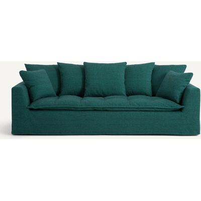 Am.Pm Καναπές Από Ανάγλυφο Ύφασμα Μ111xπ213xυ88cm Πρασινο 4 Θέσεις, 3 Θέσεις Am.Pm Καναπές Από Ανάγλυφο Ύφασμα Μ111xπ213xυ88cm Πρασινο 4 Θέσεις, 3 Θέσεις