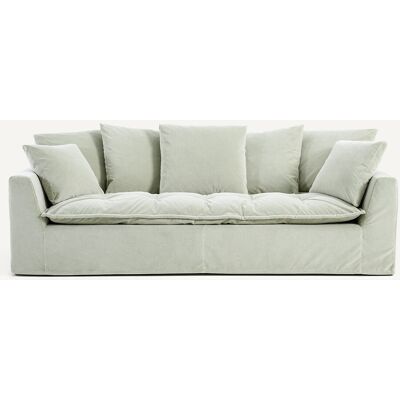 Am.Pm Καναπές Από Βελούδο Stonewashed Μ111xπ213xυ88cm Πρασινο 3 Θέσεις, 4 Θέσεις Am.Pm Καναπές Από Βελούδο Stonewashed Μ111xπ213xυ88cm Πρασινο 3 Θέσεις, 4 Θέσεις