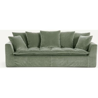 Am.Pm Καναπές Από Βελούδο Μ111xπ213xυ88cm Πρασινο 4 Θέσεις, 3 Θέσεις Am.Pm Καναπές Από Βελούδο Μ111xπ213xυ88cm Πρασινο 4 Θέσεις, 3 Θέσεις