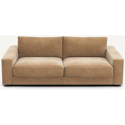Am.Pm Καναπές-Κρεβάτι Από Βελούδο Stonewashed Μ105xπ217xυ78cm Μπεζ 3 Θέσεις Am.Pm Καναπές-Κρεβάτι Από Βελούδο Stonewashed Μ105xπ217xυ78cm Μπεζ 3 Θέσεις