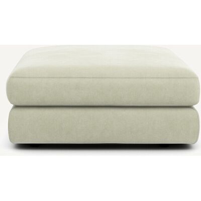Am.Pm Υποπόδιο Από Βελούδο Stonewashed Μ100xπ100xυ43cm Πρασινο One Size Am.Pm Υποπόδιο Από Βελούδο Stonewashed Μ100xπ100xυ43cm Πρασινο One Size
