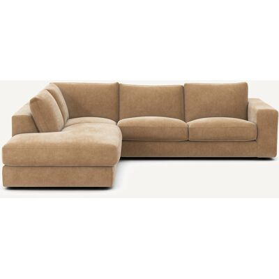 Am.Pm Γωνιακός Καναπές Από Βελούδο Stonewashed Μ233xπ282xυ78cm Μπεζ Αριστερός, Δεξιός Am.Pm Γωνιακός Καναπές Από Βελούδο Stonewashed Μ233xπ282xυ78cm Μπεζ Αριστερός, Δεξιός