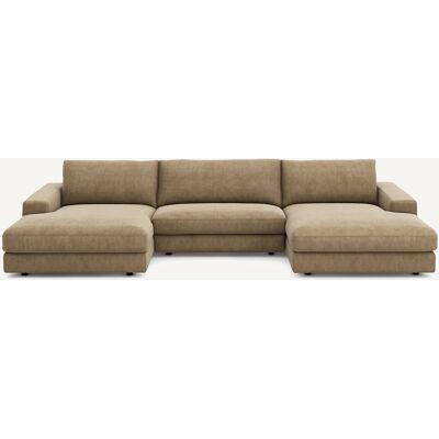 Am.Pm Πολυγωνικός Καναπές 5 Θέσεων Από Βελούδο Stonewashed Μ173xπ370xυ78cm Γκρι 5 Θέσεις Am.Pm Πολυγωνικός Καναπές 5 Θέσεων Από Βελούδο Stonewashed Μ173xπ370xυ78cm Γκρι 5 Θέσεις