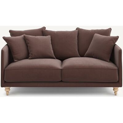 Am.Pm Καναπές 3 Θέσεων Compact Από Λινό Βελούδο Μ105xπ178xυ93cm Καφε 3 Θέσεις Am.Pm Καναπές 3 Θέσεων Compact Από Λινό Βελούδο Μ105xπ178xυ93cm Καφε 3 Θέσεις