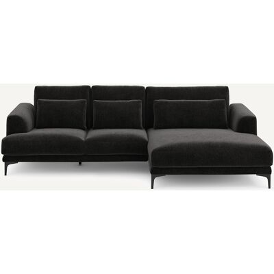 Am.Pm Γωνιακός Καναπές Xl Δεξιός Μ149xπ277xυ83cm Μαυρο Δεξιός Am.Pm Γωνιακός Καναπές Xl Δεξιός Μ149xπ277xυ83cm Μαυρο Δεξιός