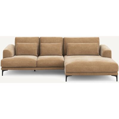 Am.Pm Γωνιακός Καναπές Xl Δεξιός Από Βελούδο Stonewashed Μ149xπ277xυ83cm Μπεζ Δεξιός Am.Pm Γωνιακός Καναπές Xl Δεξιός Από Βελούδο Stonewashed Μ149xπ277xυ83cm Μπεζ Δεξιός