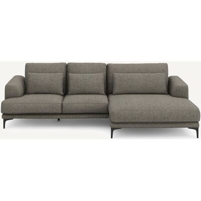 Am.Pm Γωνιακός Καναπές Xl Δεξιός Σε Ύφασμα Tweed Μ149xπ277xυ83cm Καφε Δεξιός Am.Pm Γωνιακός Καναπές Xl Δεξιός Σε Ύφασμα Tweed Μ149xπ277xυ83cm Καφε Δεξιός