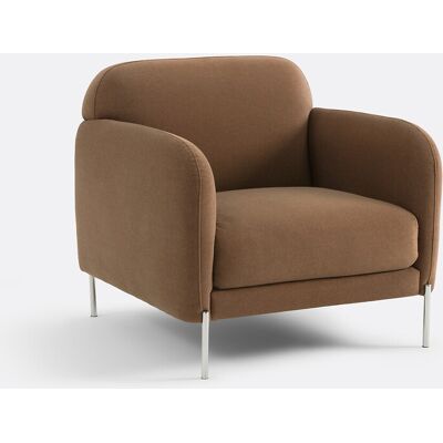 La Redoute Interieurs Πολυθρόνα Από Ματ Βελούδο Μ81xπ88xυ79cm Καφε 1 Θέση La Redoute Interieurs Πολυθρόνα Από Ματ Βελούδο Μ81xπ88xυ79cm Καφε 1 Θέση