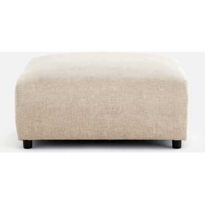 La Redoute Interieurs Πουφ Από Σενίλ Βελούδο Μ91xπ91xυ42cm Μπεζ One Size La Redoute Interieurs Πουφ Από Σενίλ Βελούδο Μ91xπ91xυ42cm Μπεζ One Size