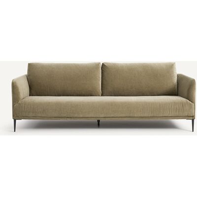 Am.Pm Καναπές Από Λινό Βελούδο Μ103xπ200xυ82cm Πρασινο 3 Θέσεις, 4 Θέσεις Am.Pm Καναπές Από Λινό Βελούδο Μ103xπ200xυ82cm Πρασινο 3 Θέσεις, 4 Θέσεις