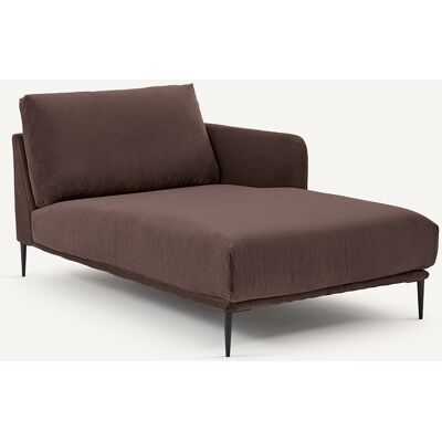Am.Pm Ανάκλιντρο Από Λινό Βελούδο Μ103xπ182xυ82cm Καφε Δεξιός, Αριστερός Am.Pm Ανάκλιντρο Από Λινό Βελούδο Μ103xπ182xυ82cm Καφε Δεξιός, Αριστερός