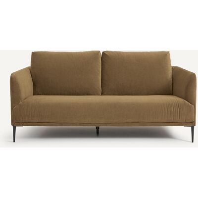 Am.Pm Καναπές Compact Από Λινό Βελούδο Μ103xπ179xυ82cm Πρασινο 3 Θέσεις Am.Pm Καναπές Compact Από Λινό Βελούδο Μ103xπ179xυ82cm Πρασινο 3 Θέσεις