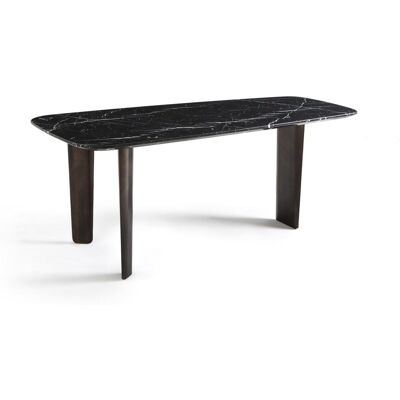 Am.Pm Μαρμάρινο Τραπέζι Φαγητού Μ90xπ187xυ75cm Μαυρο 6 Θέσεις Am.Pm Μαρμάρινο Τραπέζι Φαγητού Μ90xπ187xυ75cm Μαυρο 6 Θέσεις