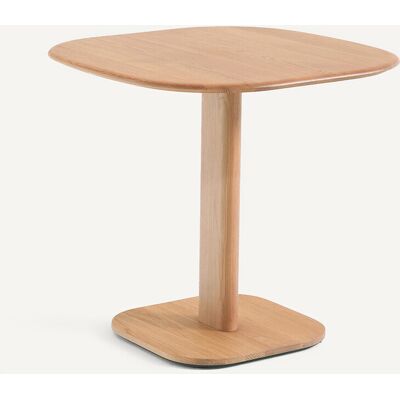 Am.Pm Τετράγωνο Τραπέζι Lounge Από Μασίφ Δρυ Μ70xπ70xυ65cm Μπεζ 2 Θέσεις Am.Pm Τετράγωνο Τραπέζι Lounge Από Μασίφ Δρυ Μ70xπ70xυ65cm Μπεζ 2 Θέσεις