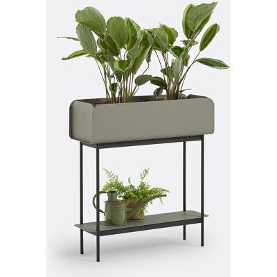 La Redoute Interieurs Ψηλή Μεταλλική Ζαρντινιέρα Μ25xπ75xυ80cm Πρασινο One Size La Redoute Interieurs Ψηλή Μεταλλική Ζαρντινιέρα Μ25xπ75xυ80cm Πρασινο One Size