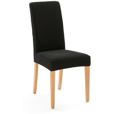 So'Home Ελαστικό Κάλυμμα Καρέκλας Με Γκοφρέ Όψη One Size Μ32xπ30xυ43cm Μαυρο One Size So'Home Ελαστικό Κάλυμμα Καρέκλας Με Γκοφρέ Όψη One Size Μ32xπ30xυ43cm Μαυρο One Size