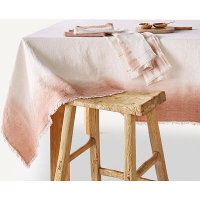 Am.Pm Τραπεζομάντηλο Από Λινό Tie And Dye 150x150 Cm Μπεζ 150x150 Cm, 180x350 Cm Am.Pm Τραπεζομάντηλο Από Λινό Tie And Dye 150x150 Cm Μπεζ 150x150 Cm, 180x350 Cm