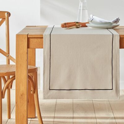 LA REDOUTE INTERIEURS Διπλό σερβίτσιο λινό/βαμβάκι - 50x150cm - Μπεζ LA REDOUTE INTERIEURS Διπλό σερβίτσιο λινό/βαμβάκι - 50x150cm - Μπεζ