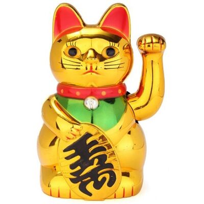 OEM Τυχερή Γάτα Maneki Neko που Χαιρετά 15εκ OEM Τυχερή Γάτα Maneki Neko που Χαιρετά 15εκ