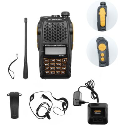 OEM Ασύρματος Φορητός Πομποδέκτης VHF - UHF 7W 1 τμχ BAOFENG BF-UV6R Μαύρο OEM Ασύρματος Φορητός Πομποδέκτης VHF - UHF 7W 1 τμχ BAOFENG BF-UV6R Μαύρο