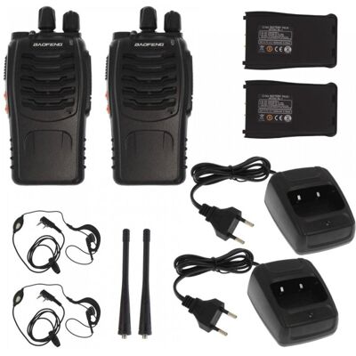 OEM Σετ Ασύρματοι Φορητοί πομποδέκτες UHF 5W 2 τεμαχίων BF-888S BAOFENG OEM Σετ Ασύρματοι Φορητοί πομποδέκτες UHF 5W 2 τεμαχίων BF-888S BAOFENG