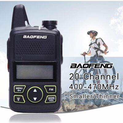 OEM Mini Ασύρματος Φορητός Πομποδέκτης UHF 1.5W BAOFENG BF-T1 Μαύρο OEM Mini Ασύρματος Φορητός Πομποδέκτης UHF 1.5W BAOFENG BF-T1 Μαύρο