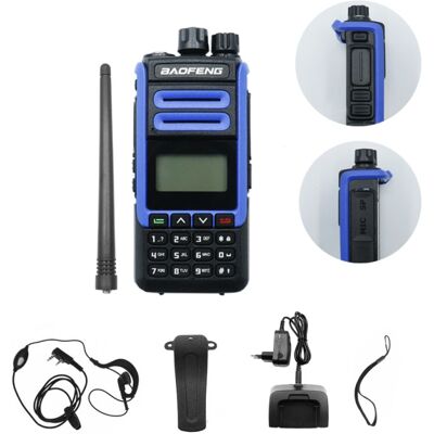 OEM Ασύρματος Φορητός Πομποδέκτης VHF - UHF 10W 1 τμχ BAOFENG BF-H7 Μπλε OEM Ασύρματος Φορητός Πομποδέκτης VHF - UHF 10W 1 τμχ BAOFENG BF-H7 Μπλε