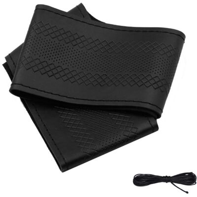 OEM Δερμάτινο Κάλυμμα Τιμονιού με Διάμετρο 50cm Μαύρο OEM Δερμάτινο Κάλυμμα Τιμονιού με Διάμετρο 50cm Μαύρο