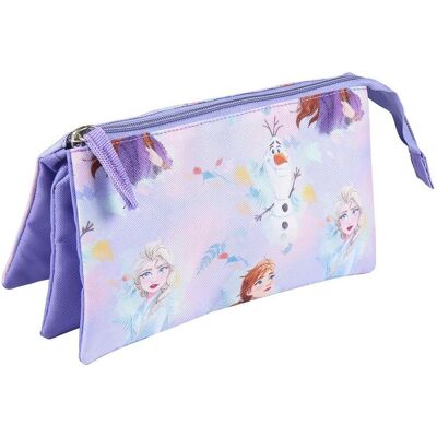 Cerda Τριπλή Κασετίνα Disney Frozen II σε Χρώμα Λιλά Cerda Τριπλή Κασετίνα Disney Frozen II σε Χρώμα Λιλά