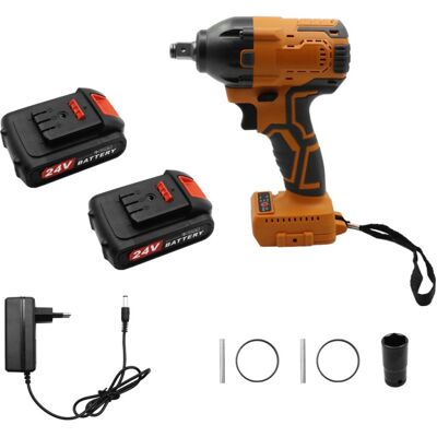 Μπουλονόκλειδο Μπαταρίας 2 x 24V 2Ah με Υποδοχή 1/2" και Καρυδάκι 22mm OEM HL-18668-7 Μπουλονόκλειδο Μπαταρίας 2 x 24V 2Ah με Υποδοχή 1/2" και Καρυδάκι 22mm OEM HL-18668-7