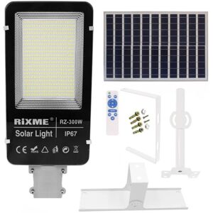 OEM Led Αδιάβροχο Ηλιακό Φωτιστικό Δρόμου 300W 50400LM με Βάση Στήριξης και Τηλεχειριστήριο Rixme RZ-300W OEM Led Αδιάβροχο Ηλιακό Φωτιστικό Δρόμου 300W 50400LM με Βάση Στήριξης και Τηλεχειριστήριο Rixme RZ-300W