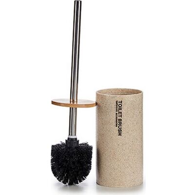 Bigbuy Βούρτσα Τουαλέτας Μπεζ Ασημί - Toilet Brush Bigbuy Βούρτσα Τουαλέτας Μπεζ Ασημί - Toilet Brush