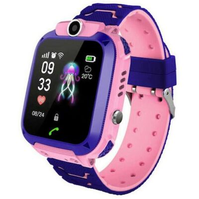 OEM Παιδικό Smartwatch με GPS και Πλαστικό Λουράκι Ροζ-Μωβ OEM Παιδικό Smartwatch με GPS και Πλαστικό Λουράκι Ροζ-Μωβ