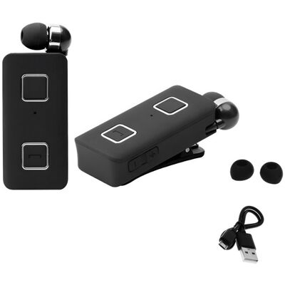 OEM Ακουστικό Bluetooth Handsfree In-ear Πέτου με Δόνηση και Κλιπ K-35 Μαύρο OEM Ακουστικό Bluetooth Handsfree In-ear Πέτου με Δόνηση και Κλιπ K-35 Μαύρο