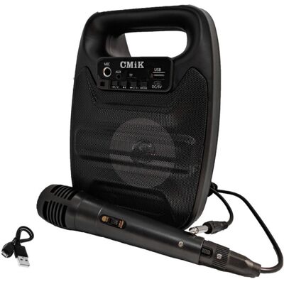 OEM Σύστημα Karaoke 4" Bluetooth με Ενσύρματο Μικρόφωνο και FM, USB, AUX, TF CMiK MK-416 Μαύρο OEM Σύστημα Karaoke 4" Bluetooth με Ενσύρματο Μικρόφωνο και FM, USB, AUX, TF CMiK MK-416 Μαύρο