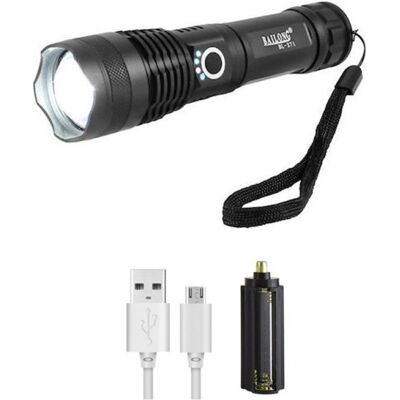 OEM LED Επαναφορτιζόμενος Φακός USB 5V Ψυχρό Λευκό 6000K με 5 Λειτουργίες Φωτισμού P50 BL-X71-P50 OEM LED Επαναφορτιζόμενος Φακός USB 5V Ψυχρό Λευκό 6000K με 5 Λειτουργίες Φωτισμού P50 BL-X71-P50