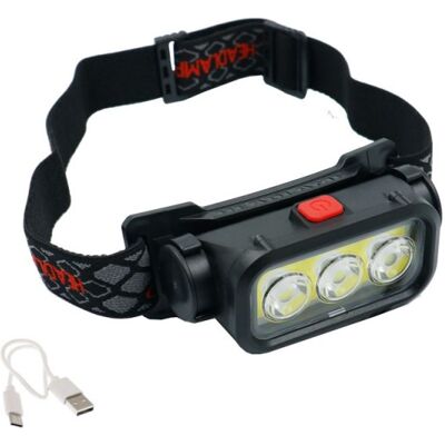 OEM LED Επαναφορτιζόμενος Φακός Κεφαλής 1 COB 3 SMD με 4 Διαφορετικές Λειτουργίες BL-009 OEM LED Επαναφορτιζόμενος Φακός Κεφαλής 1 COB 3 SMD με 4 Διαφορετικές Λειτουργίες BL-009